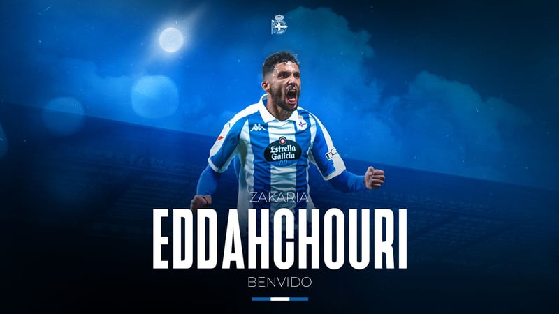 Zakaria Eddahchouri, novo dianteiro do Dépor
