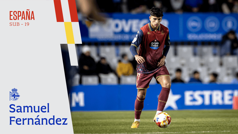 Samu Fernández estréase na selección española sub-19 para disputar este mes de decembro un torneo en Xapón