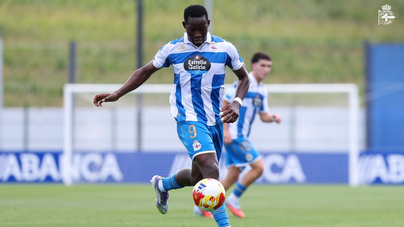 O Fabril, con 'hat trick' de Bil, supera ao Rayo Cantabria despois de ir dúas veces por detrás no marcador