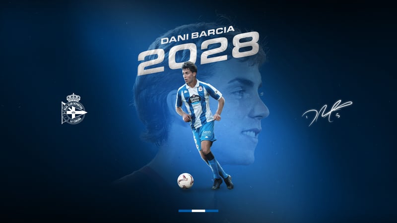 Dani Barcia renova polo Dépor até 2028