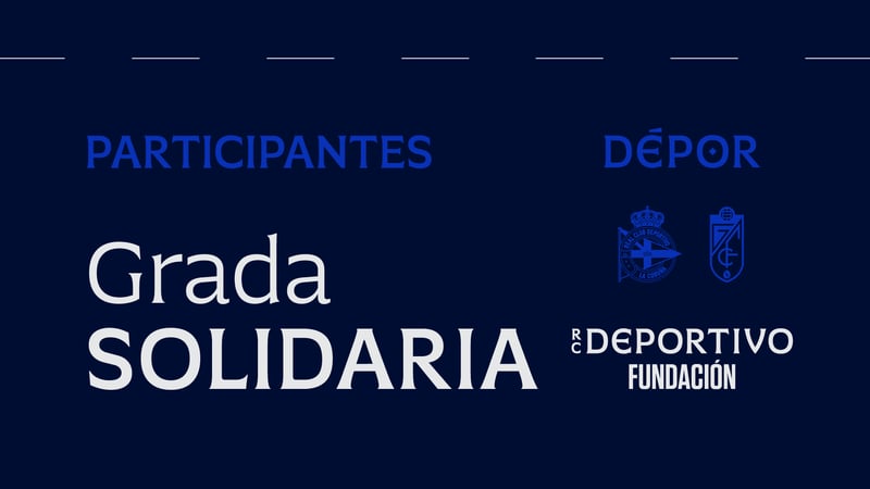 Listaxe de participantes na Bancada Solidaria do Dépor - Granada CF