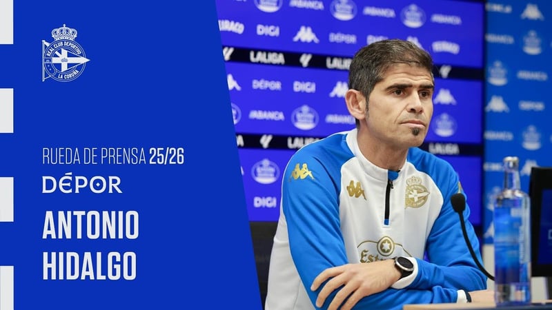 Antonio Hidalgo pide "valorar onde está agora o equipo. Non é fácil a estas alturas estar onde estamos"