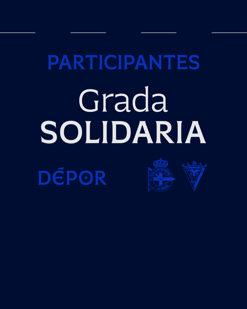 Listaxe de participantes na Bancada Solidaria do Dépor - CD Mirandés