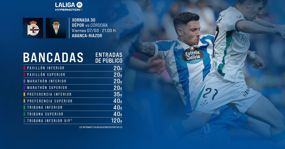 A la venta las entradas de público para el partido ante el Córdoba CF ...