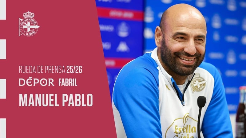 Manuel Pablo admite que "está en noso debe a finalización"