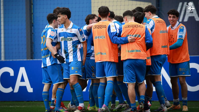 O Xuvenil A mídese ao CD Tenerife no Estadio Heliodoro Rodríguez López nos cuartos de final da Copa do Rei