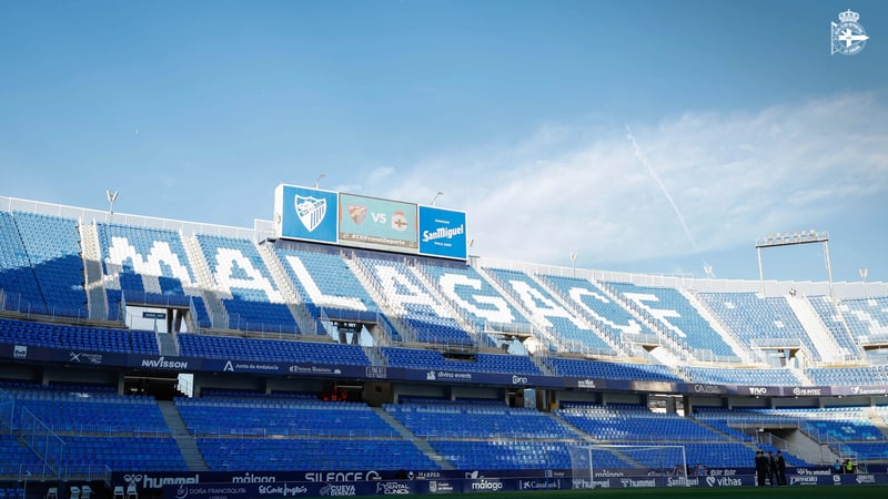 Á venda na OAD 239 entradas sobrantes para o Málaga CF - Dépor deste domingo 12 de outubro