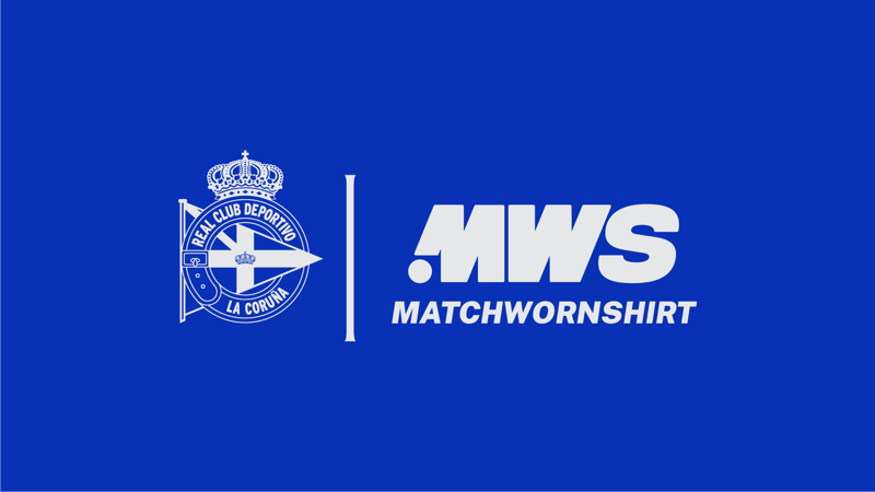 El RC Deportivo incorpora a MatchWornShirt como nuevo patrocinador