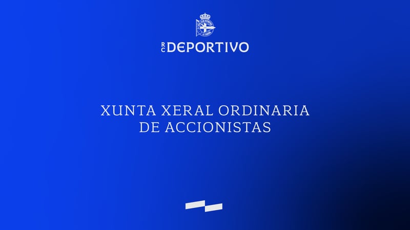 Convocatoria de Xunta Xeral Ordinaria de Accionistas