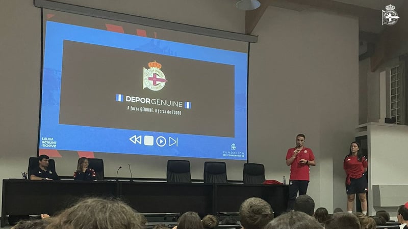 O proxecto do Dépor Genuine chega aos nenos e nenas do Campamento DG da man da Fundación RC Deportivo
