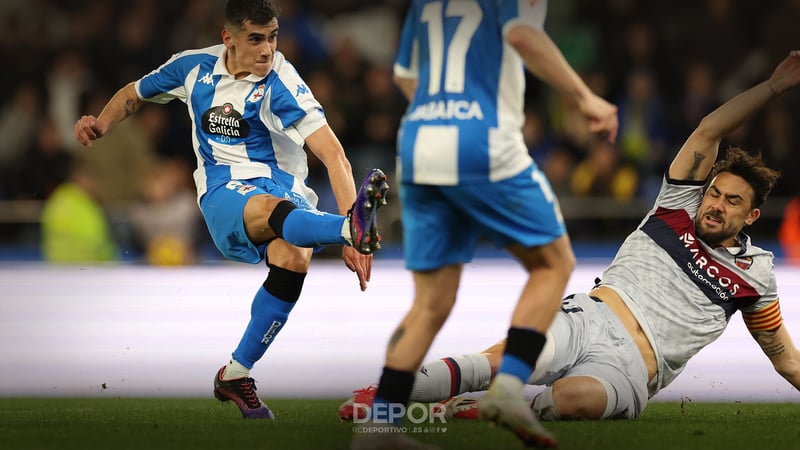 Inmerecida derrota dun Dépor "en moitos momentos superior ao Levante UD" nun partido "con moitísima intensidade"