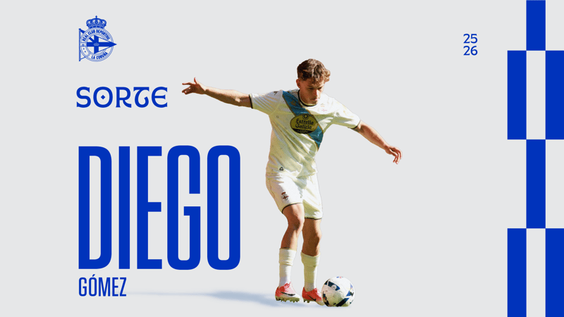 Diego Gómez xogará cedido no Pontevedra CF até final de temporada