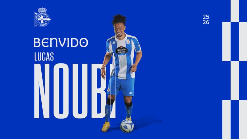 Lucas Noubi, novo xogador do RC Deportivo até 2029