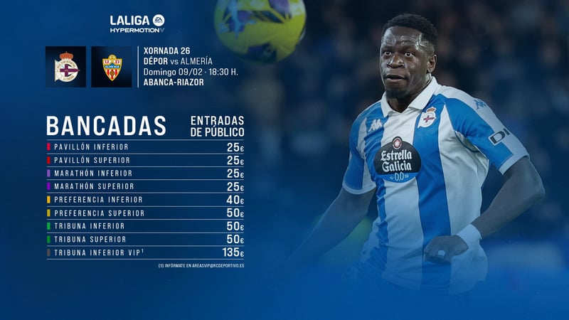 A la venta las entradas de público para el partido ante la UD Almería ...