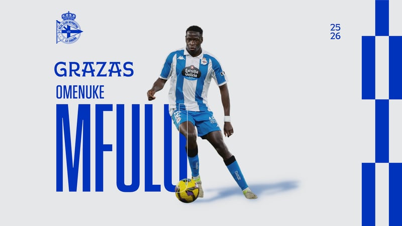 Omenuke Mfulu deixa de ser xogador do RC Deportivo