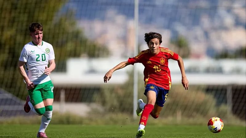 Antón Vilariño tamén participa na segunda vitoria de España sub-15 ante Irlanda