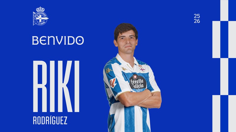 Ricardo Rodríguez 'Riki', novo xogador do RC Deportivo