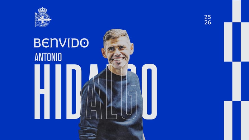 Antonio Hidalgo, novo adestrador do RC Deportivo
