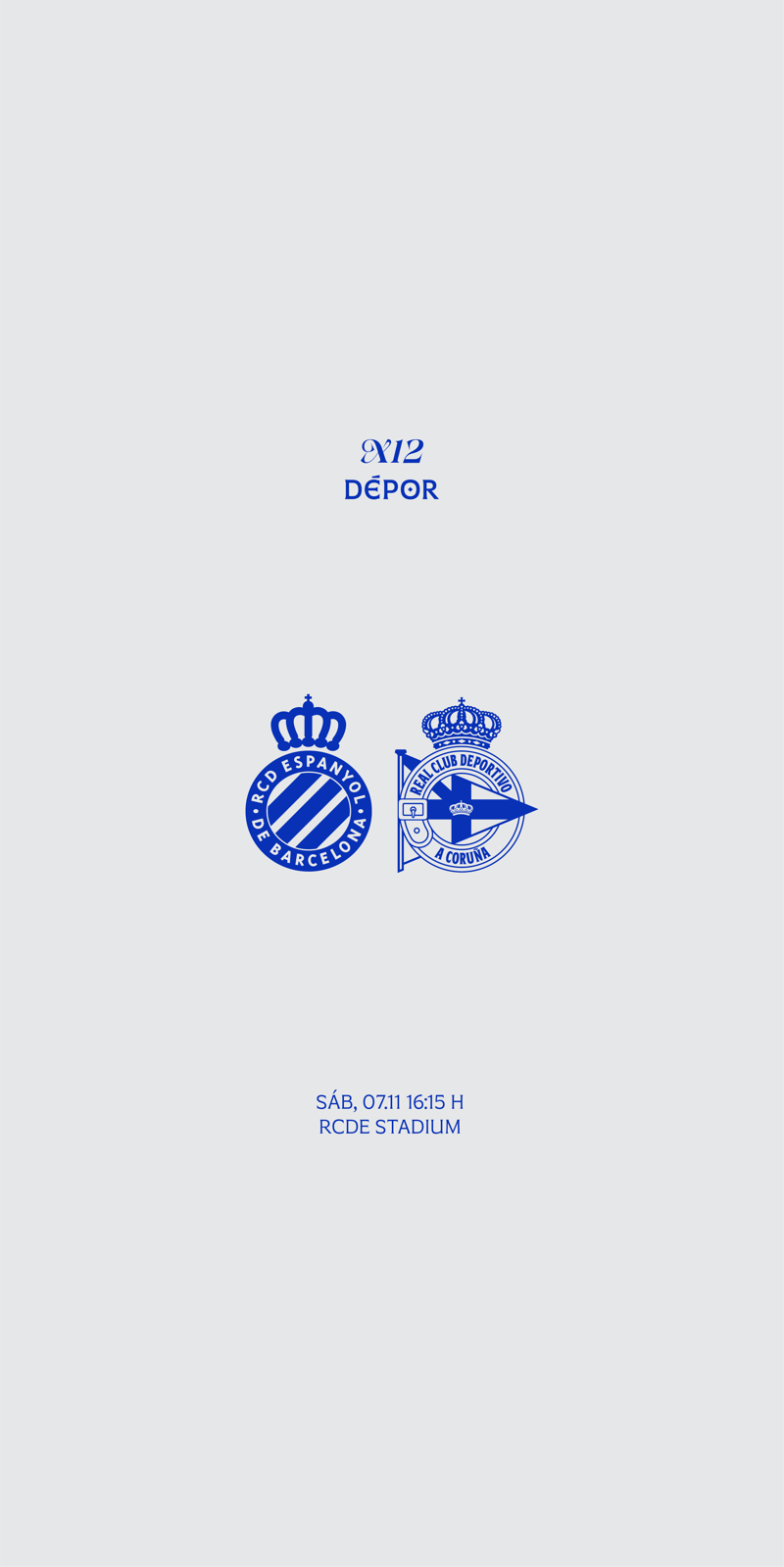 El Dépor visita al RCD Espanyol el sábado 7 de noviembre a las 16:15 en el RCDE Stadium