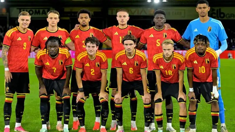 Lucas Noubi jugó completo el primer partido de Bélgica sub-21, vencedora ante Bielorrusia