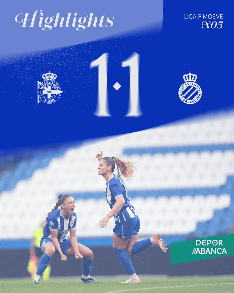 Resumen del Dépor ABANCA 1 -1 RCD Espanyol