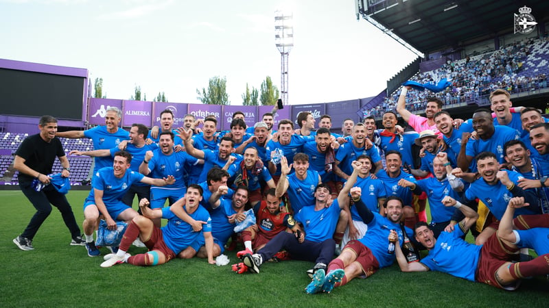 Doblete de Bil en el Estadio José Zorrilla para dar los 3 puntos decisivos al Dépor; y culminar así "un año duro, largo, con mucha presión, con mucha tensión"