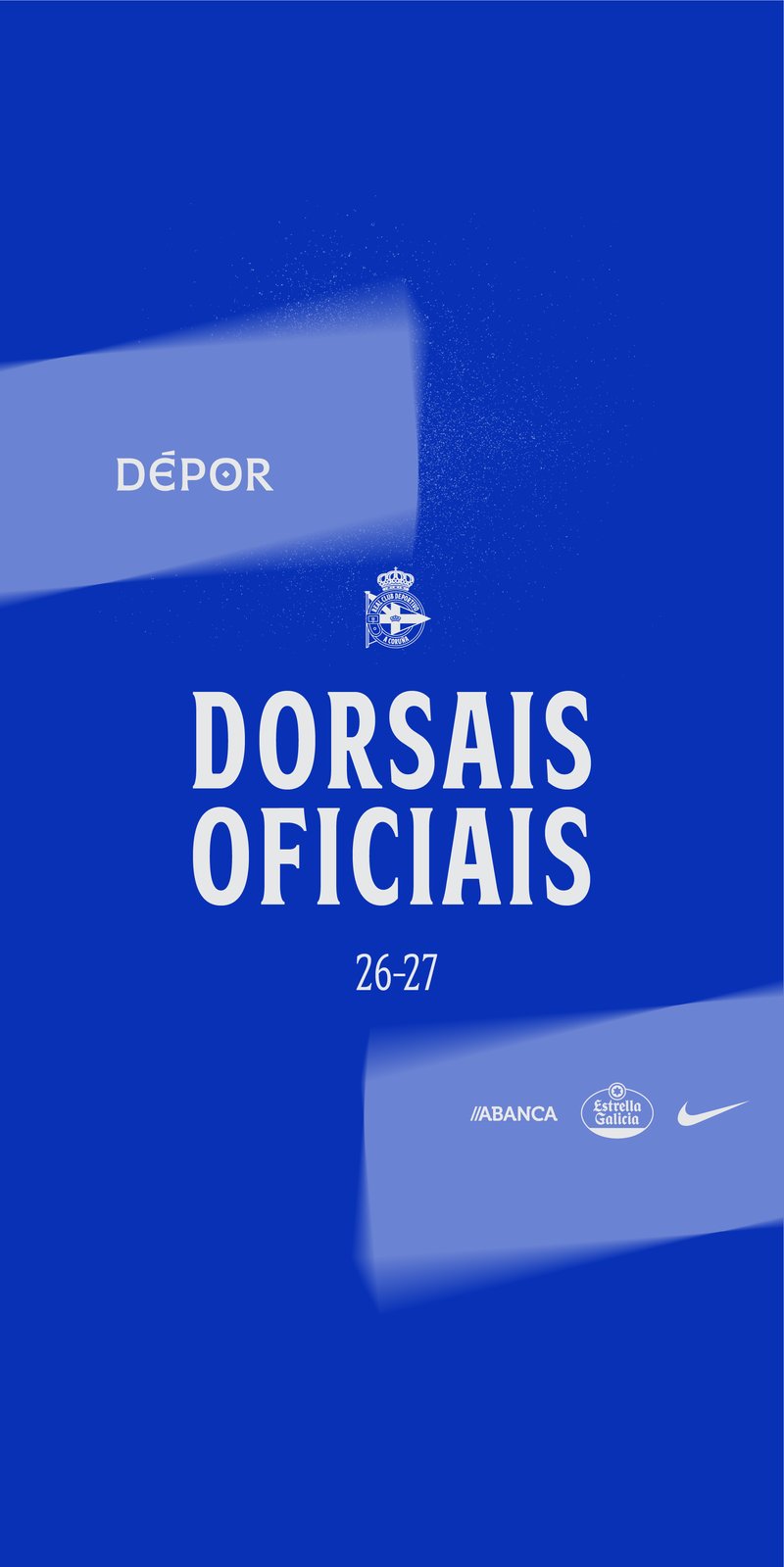 Listaxe de dorsais do Dépor para esta temporada 2026-27
