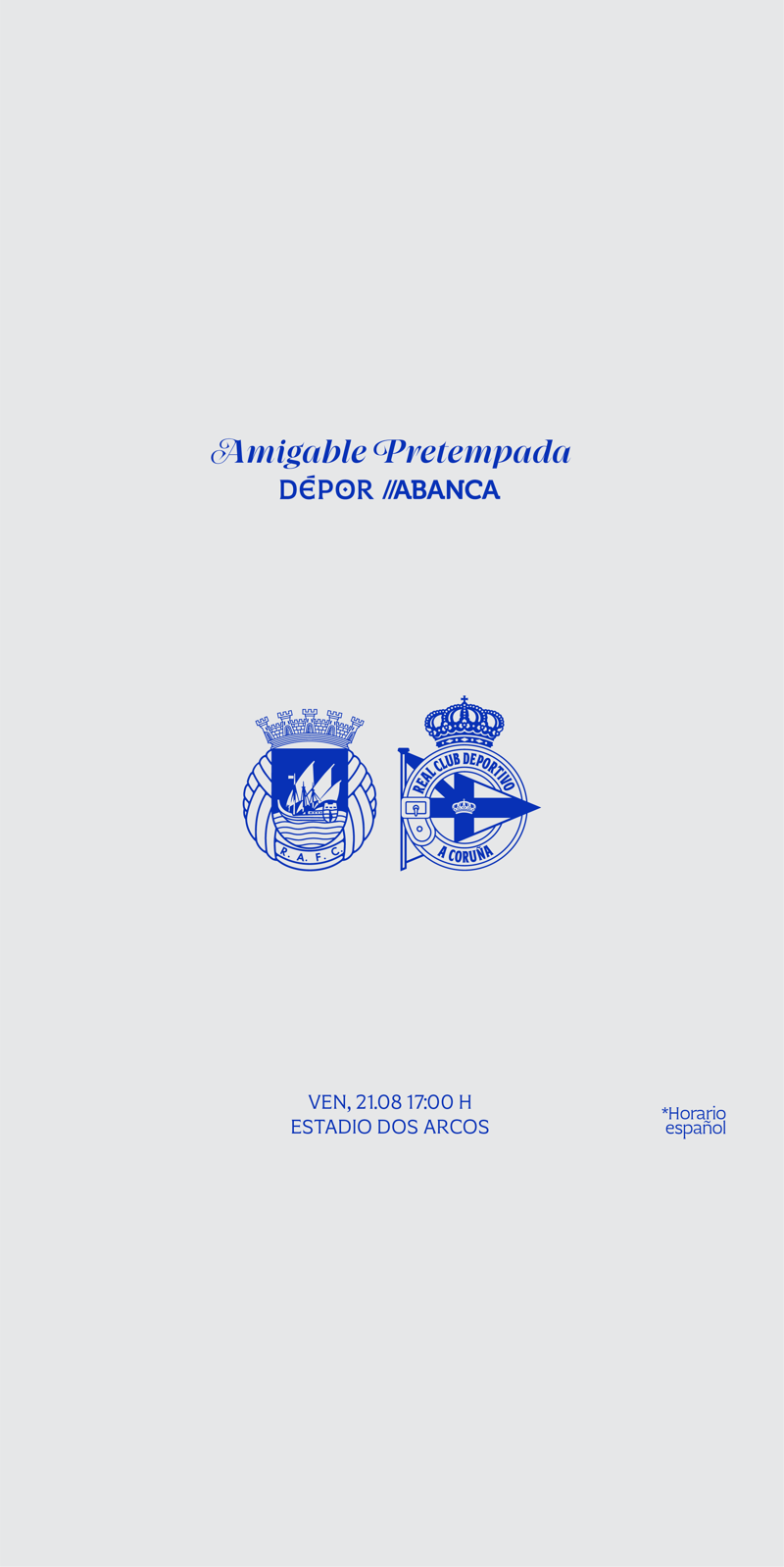 Última semana de pretemporada, con amistoso en Portugal incluido, para el Dépor ABANCA