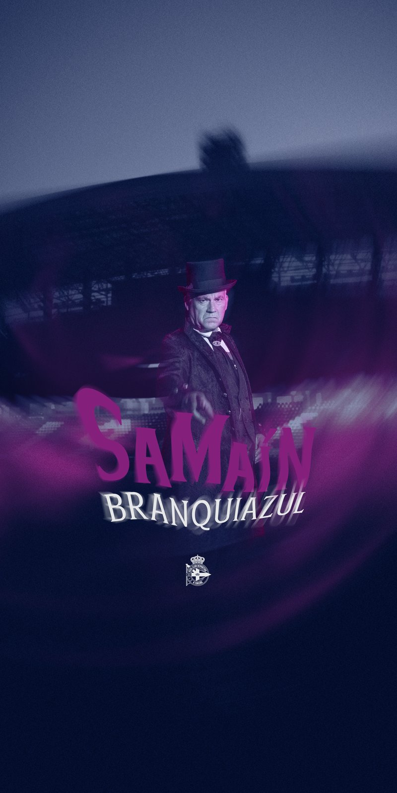 El RC Deportivo presenta Samaín Branquiazul, una visita guiada de la mano de Suso Martínez para descubrir los misterios de ABANCA-RIAZOR