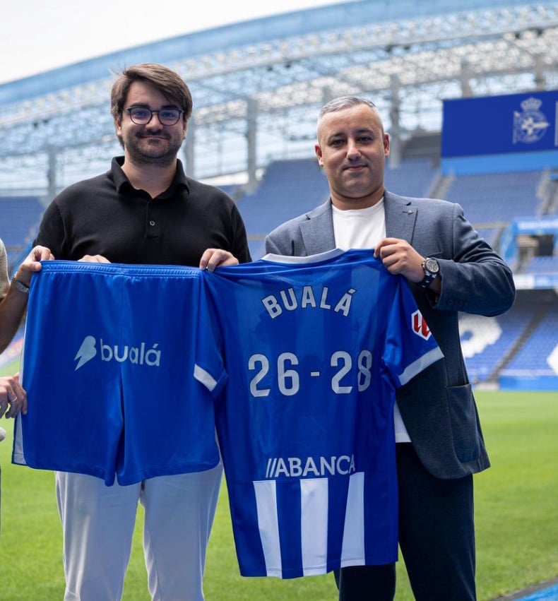 BUALÁ renueva su compromiso con el RC Deportivo y continuará como Patrocinador Premium durante las próximas 2 temporadas