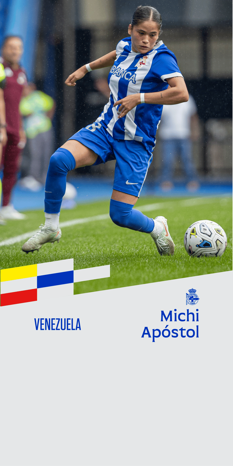 Michi Apóstol jugará dos partidos con Venezuela frente a Colombia