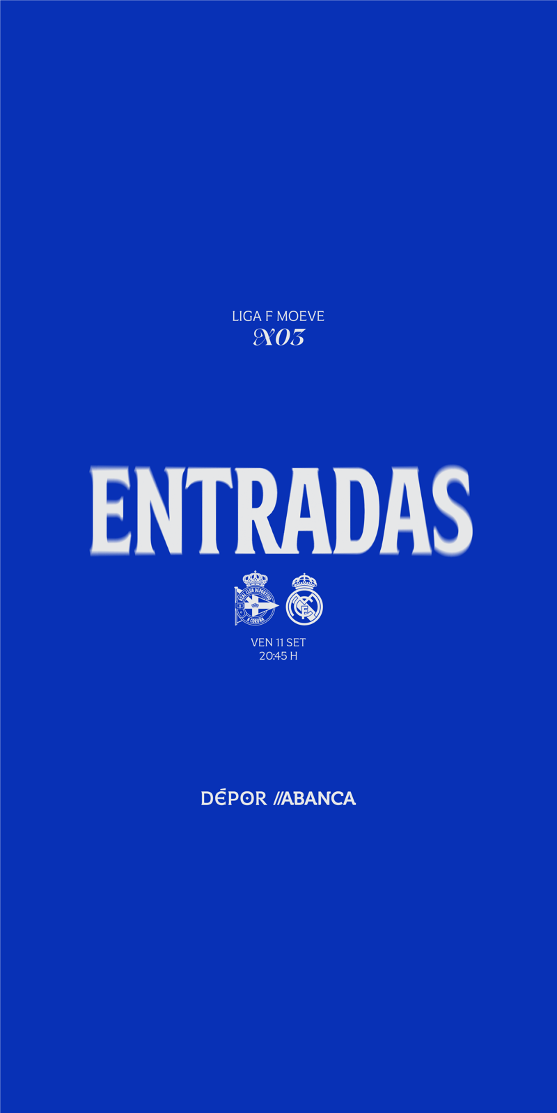 Los abonados y abonadas ya pueden retirar su invitación obligatoria para el Dépor ABANCA - Real Madrid CF del viernes 11 de septiembre a las 20:45