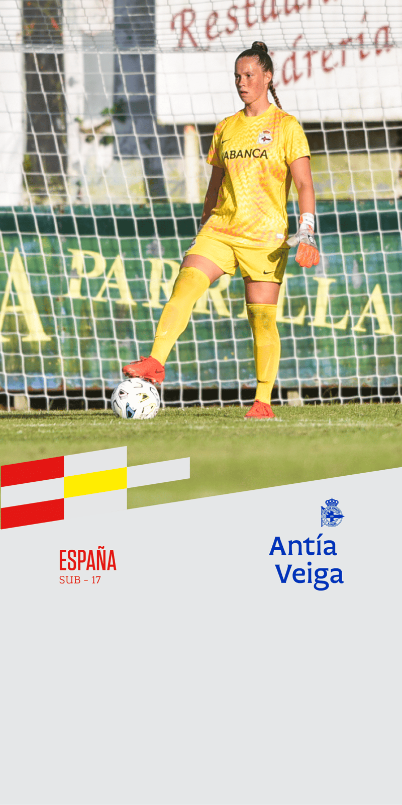 Antía Veiga coge el relevo de Marisa García y Ainoa Gómez y jugará el Mundial sub-17 de Marruecos