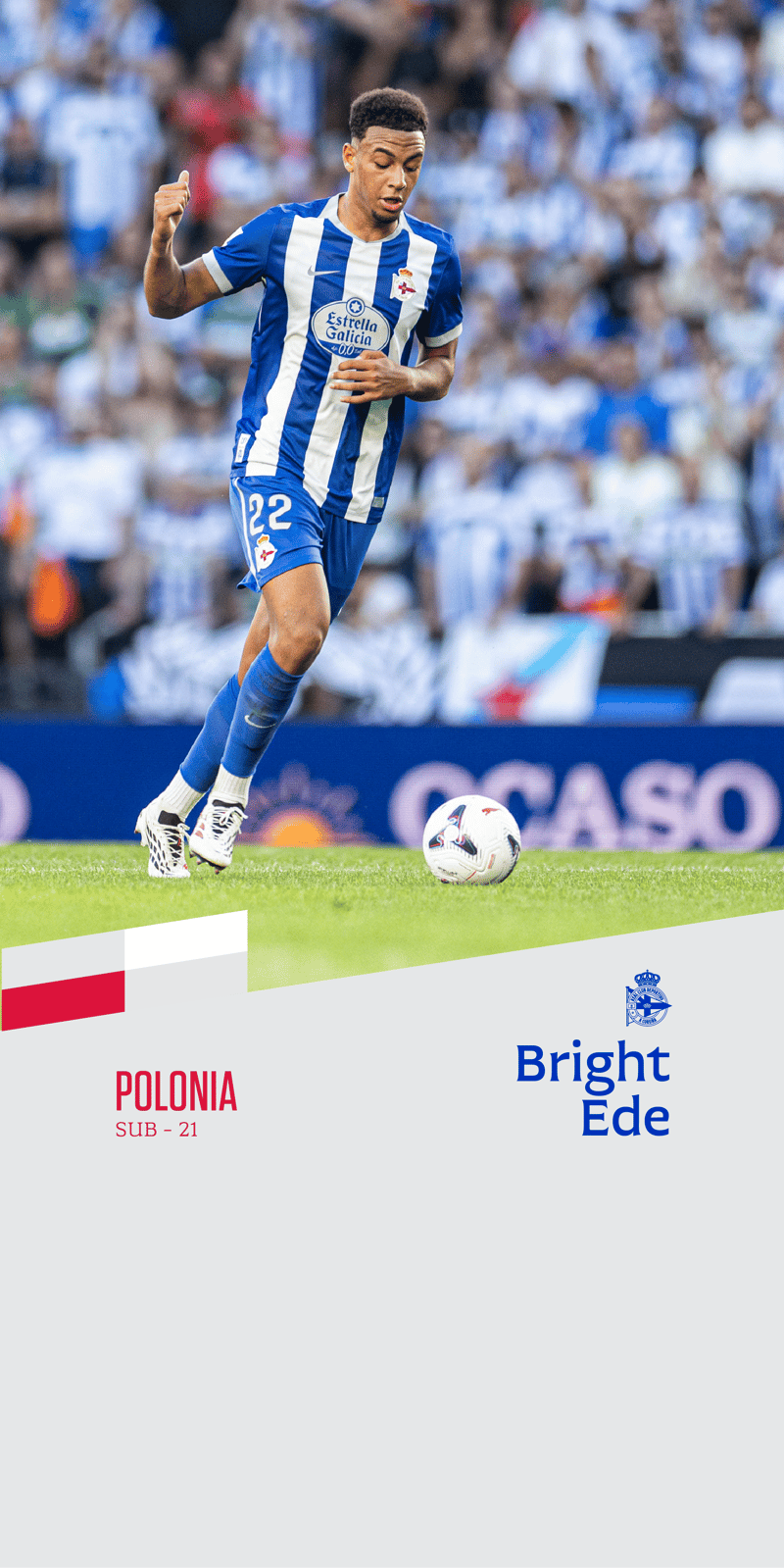 Bright Ede, citado por Polonia sub-21 para dos partidos ante Suecia e Italia