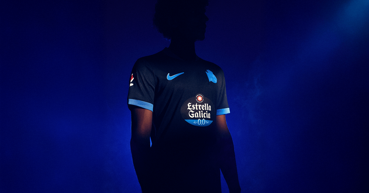 RC Deportivo × Nike 2026/27 Away Kit official collaboration image