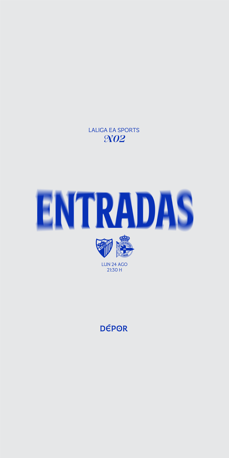El RC Deportivo sorteará entre sus abonados las entradas para el partido ante el Málaga CF