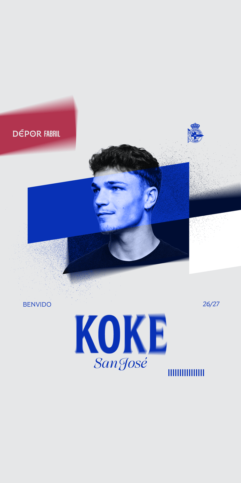 Koke San José, nuevo centrocampista para el Fabril