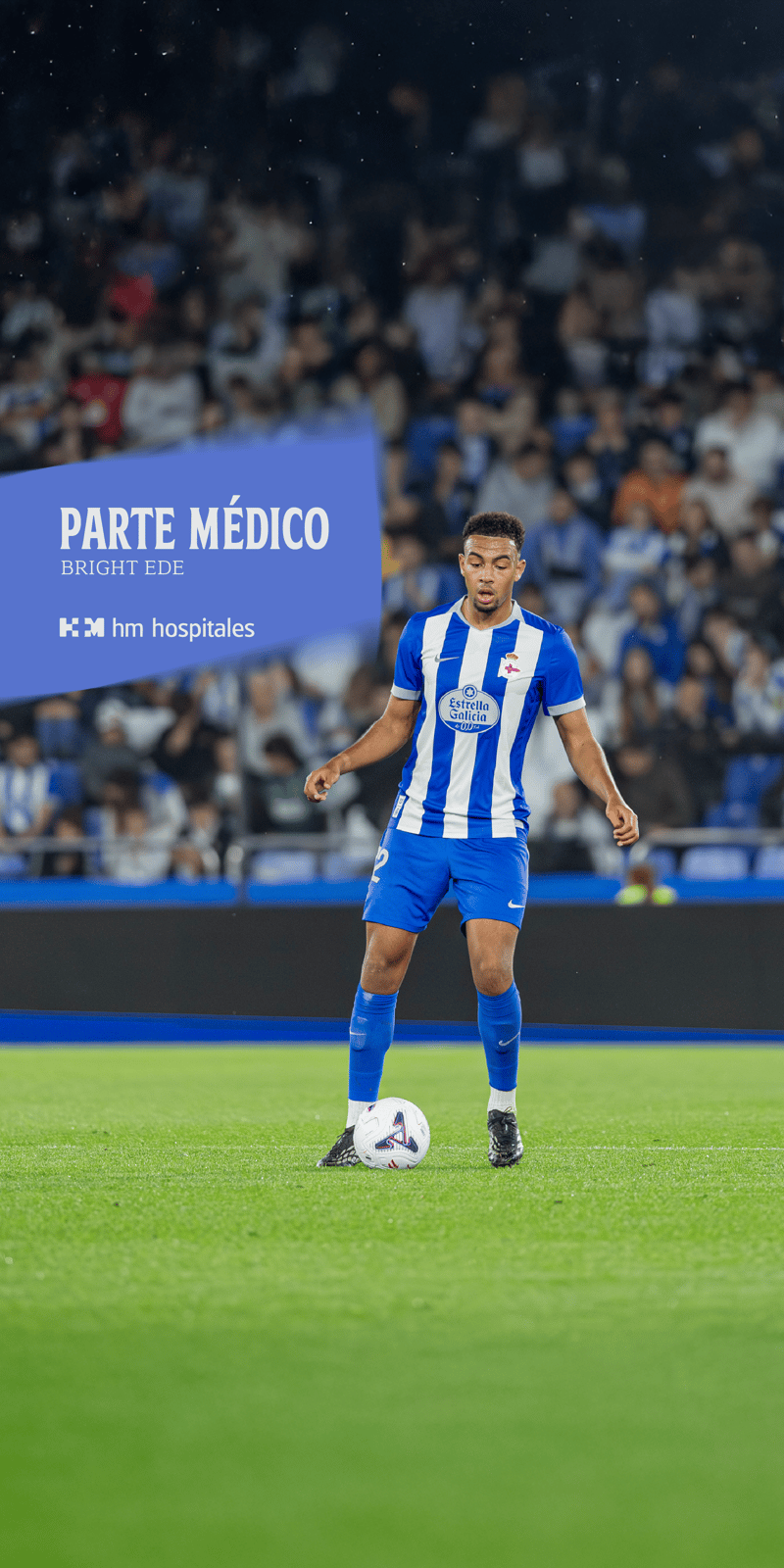 Parte médico de Bright Ede