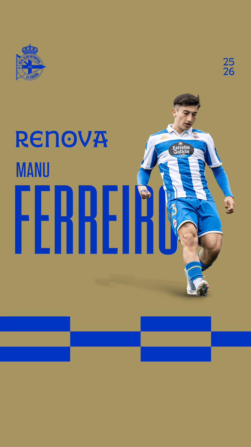 Manu Ferreiro, deportivista hasta 2029
