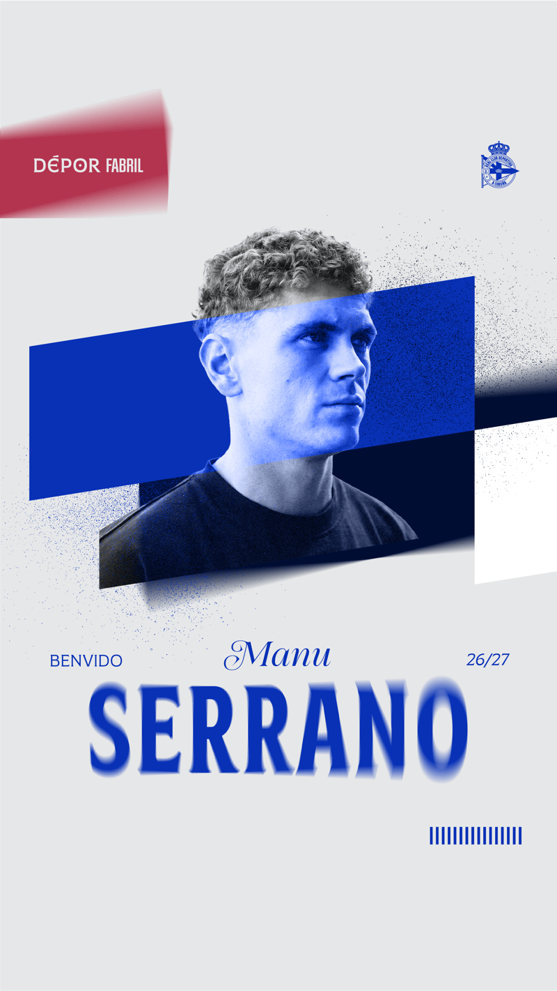 Manu Serrano, nuevo refuerzo para el Fabril
