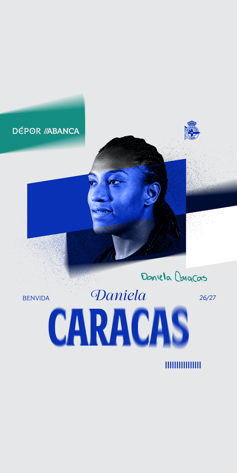 Daniela Caracas, talento, experiencia e ilusión para reforzar al Dépor ABANCA