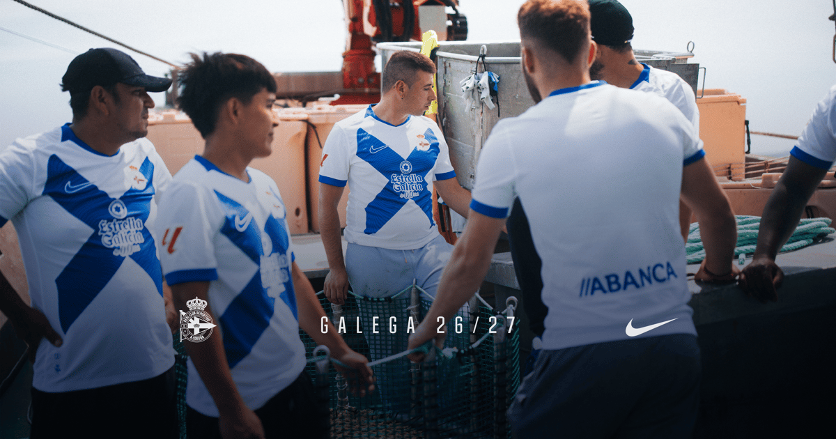 RC Deportivo × Nike 2026/27 Third Kit official collaboration image