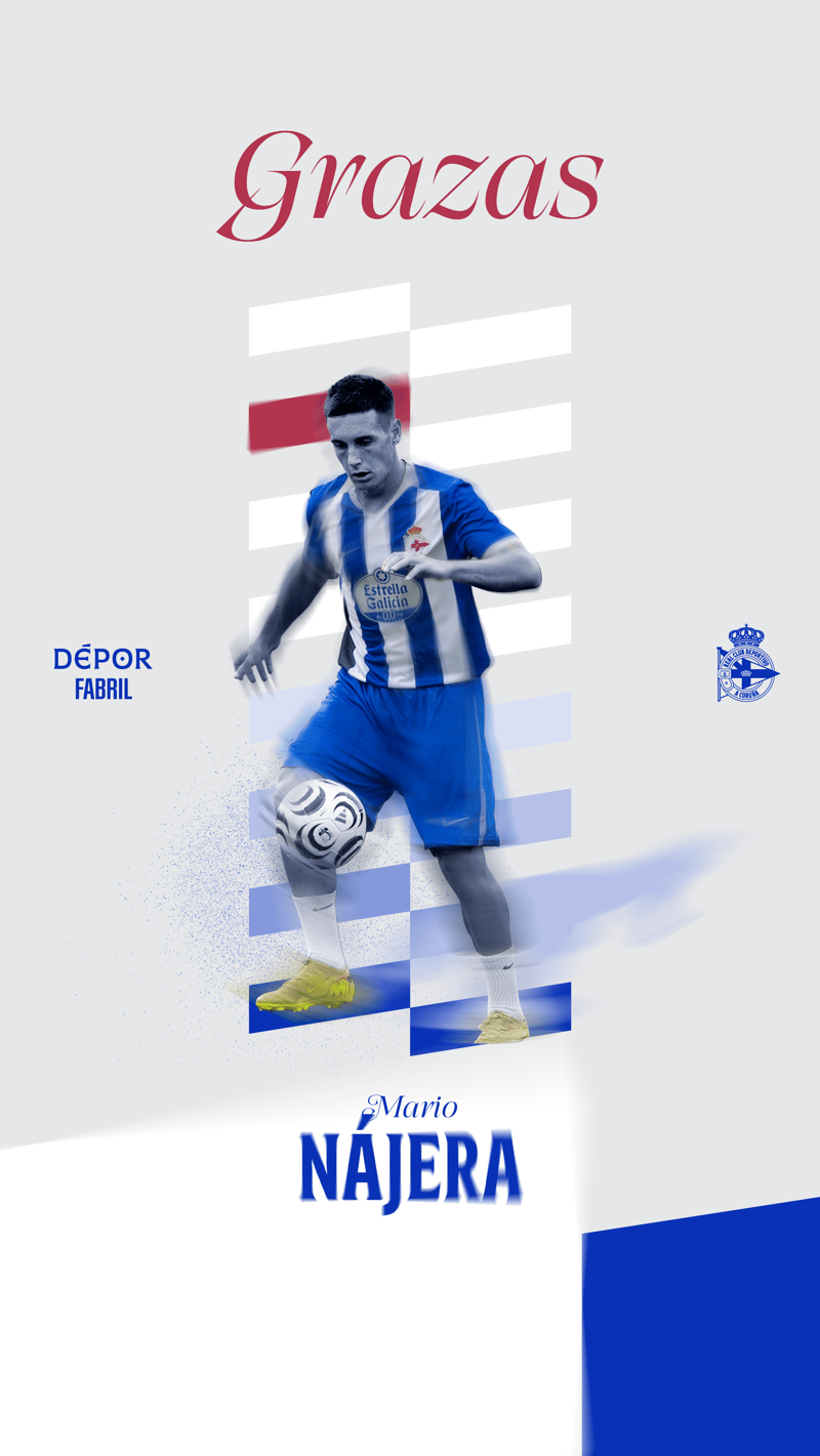 O RC Deportivo e Mario Nájera separan os seus camiños