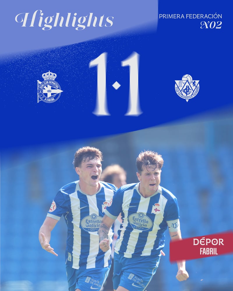 Resumen del Fabril 1 - 1 Cacereño