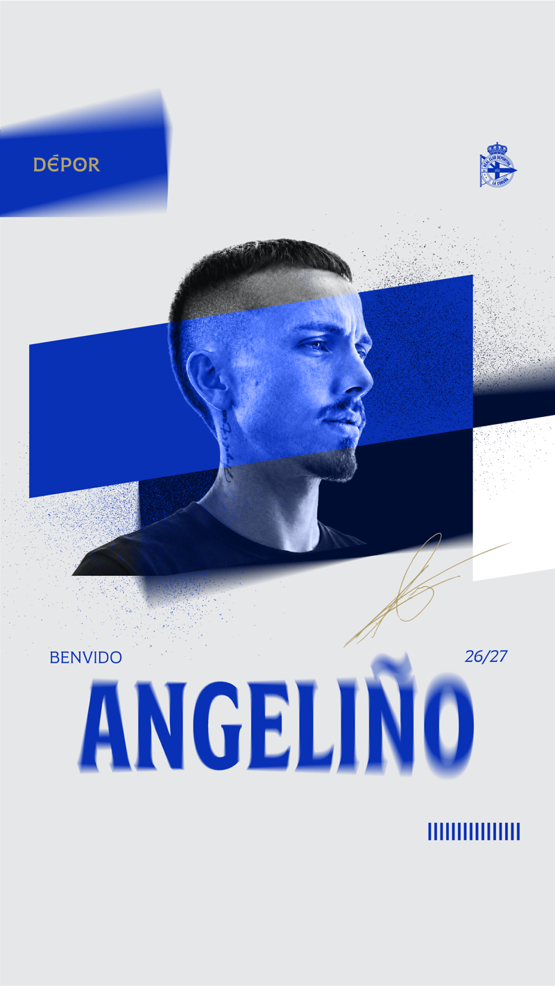 José Ángel Esmorís Tasende, 'Angeliño', nuevo jugador del RC Deportivo