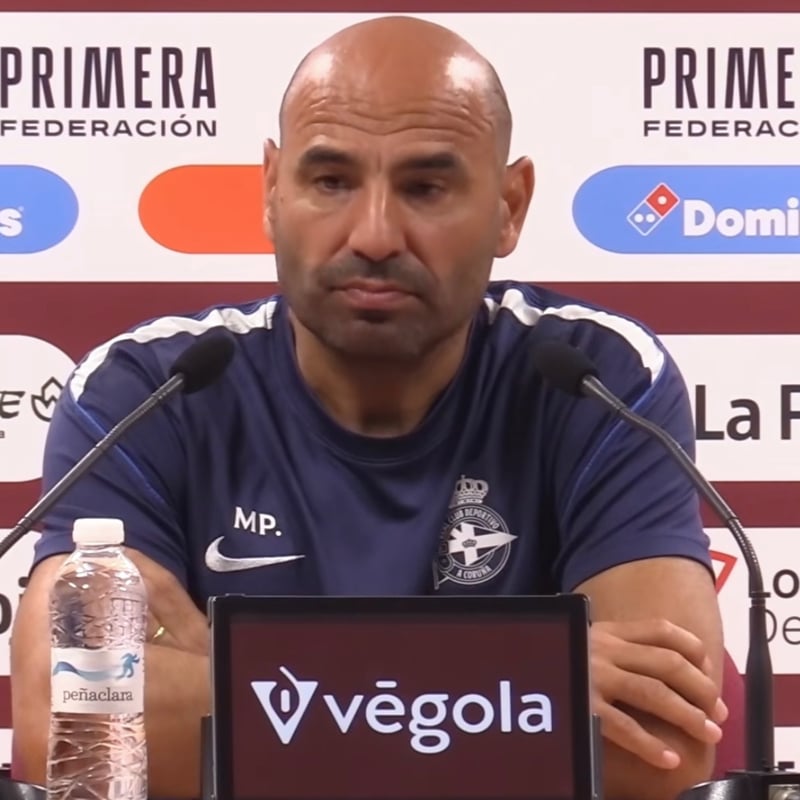 Rueda de prensa de Manuel Pablo tras el UD Logroñés 2 - 1 Fabril