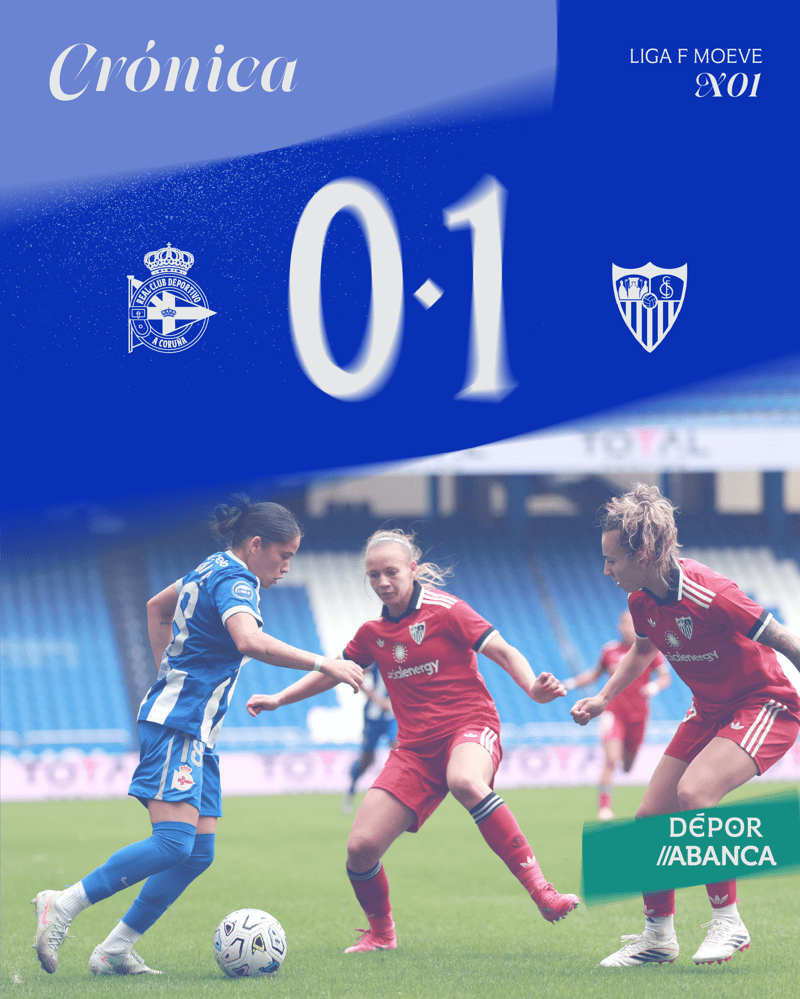Resumen del Deportivo ABANCA 0 - 1 Sevilla FC