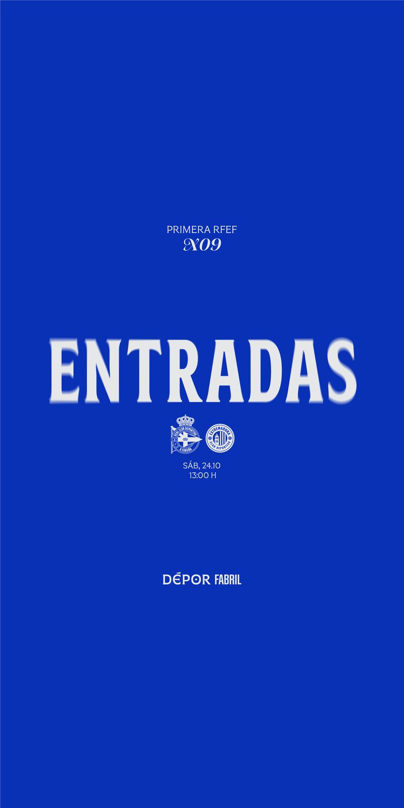 Los abonados y abonadas ya pueden retirar su invitación obligatoria para el Fabril - CD Extremadura del sábado 24 de octubre a las 13:00 en ABANCA-RIAZOR