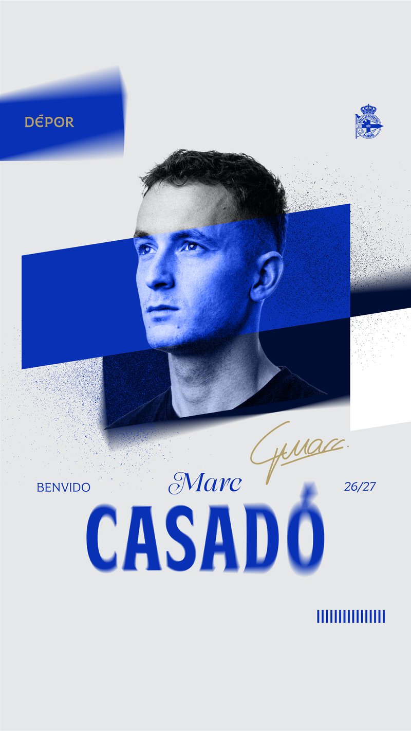 Marc Casadó refuerza el centro del campo del Dépor
