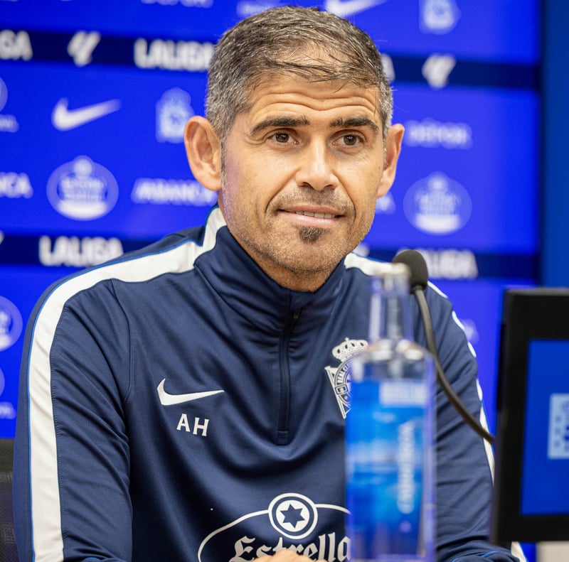 Rueda de prensa de Antonio Hidalgo previa al RC Deportivo - Sevilla FC